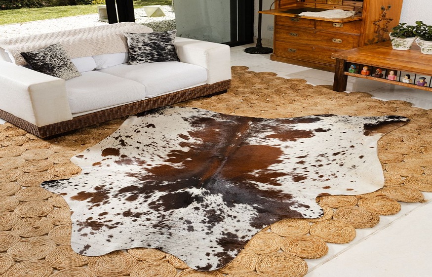 choosing a cowhide rug